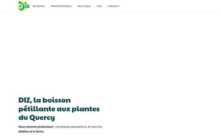 Screenshot of boissons-diz.fr