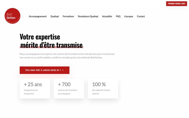 Screenshot of boit-action.fr
