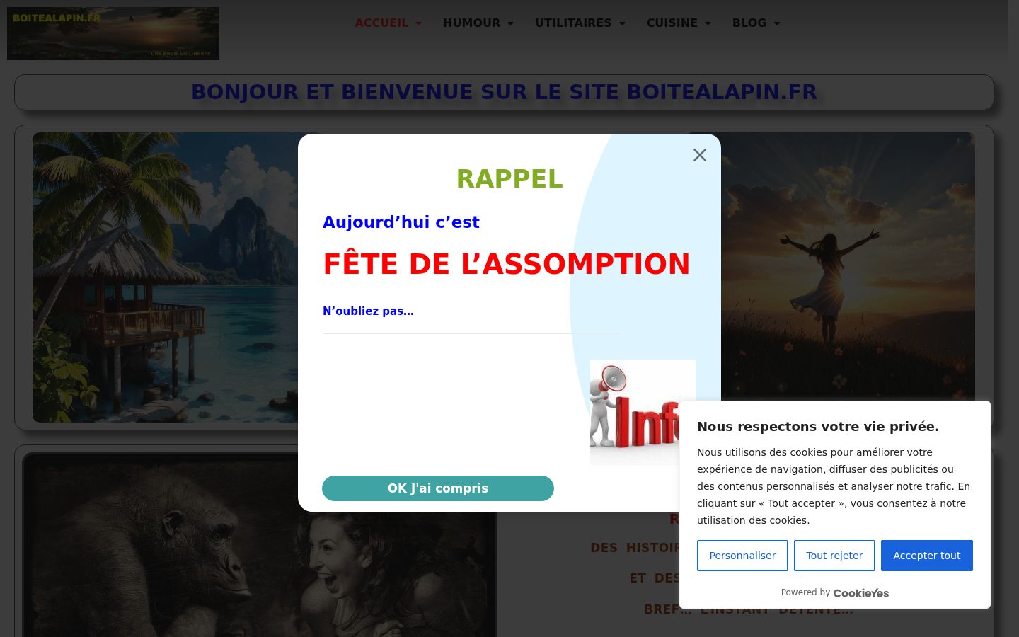 Screenshot tal-banner tal-kunsens muri qabel kwalunkwe interazzjoni
