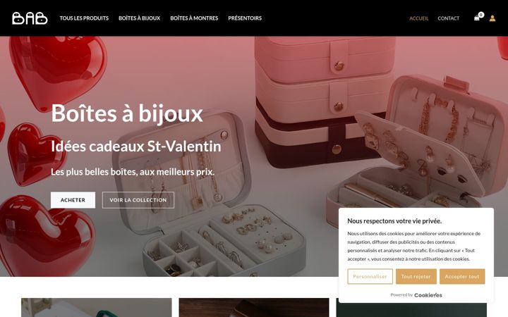 Screenshot of boitesabijoux.fr