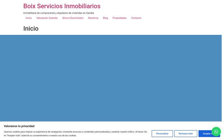 Screenshot of boixserviciosinmobiliarios.es