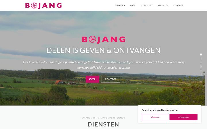 Screenshot of bojang.nl