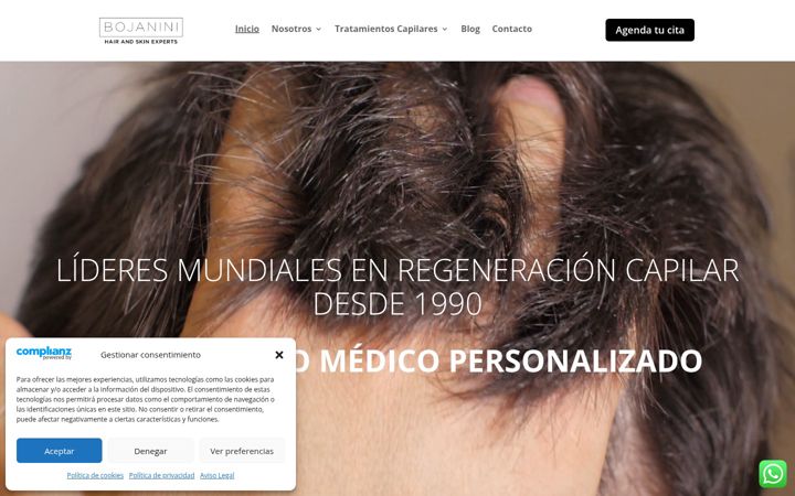 Screenshot ta' bojaniniexperts.es