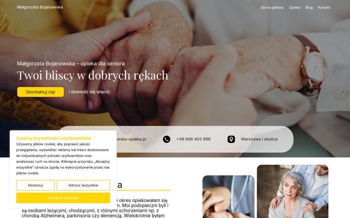 Skærmbillede af bojanowska-opieka.pl