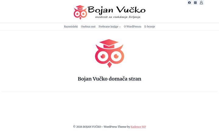 Screenshot of bojanvucko.si