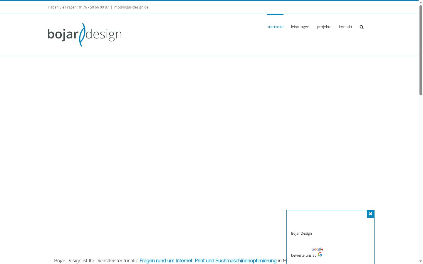 Screenshot des Einwilligungsbanners vor jeglicher Interaktion
