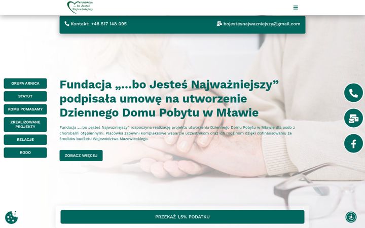 Screenshot of bojestesnajwazniejszy.pl
