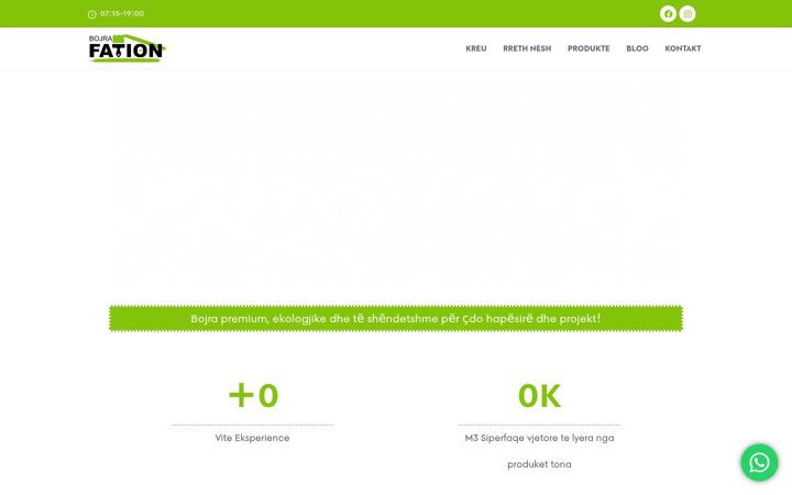 Screenshot of bojrafation.al