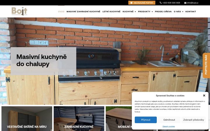 Screenshot of bojt.cz