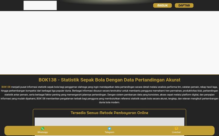 Screenshot of bok138.co