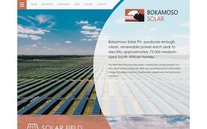 Screenshot του bokamososolar.co.za