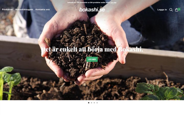 Screenshot of bokashi.se