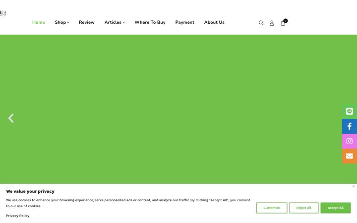 Screenshot του bokbokofficial.com