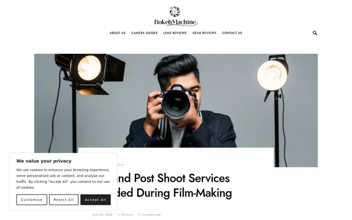 Screenshot of bokehmachine.com