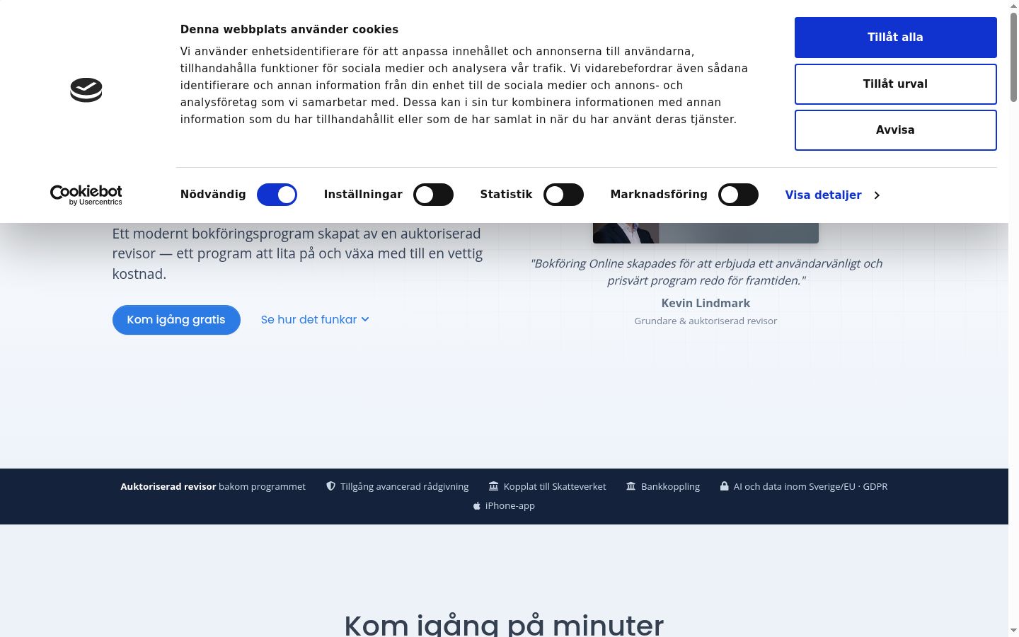 Captură de ecran a bannerului de consimțământ afișat înainte de orice interacțiune