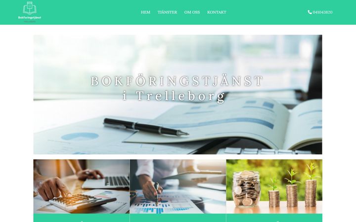 Screenshot of bokforingstjanst.net