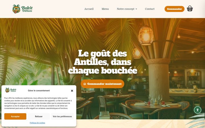Screenshot του bokitdelices.fr