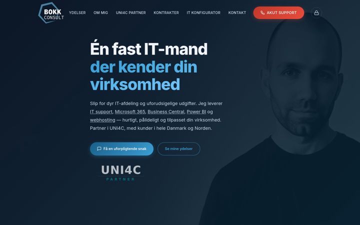 Screenshot of bokkconsult.com