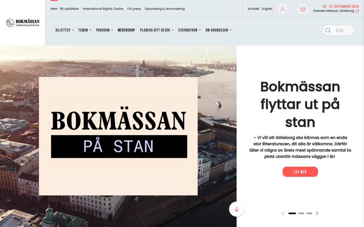 Screenshot of bokmassan.se
