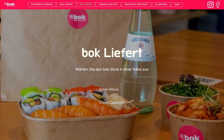 Screenshot ta' bokrestaurant.de