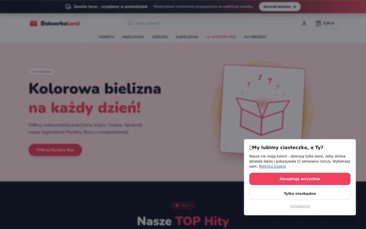 Screenshot of bokserkoland.pl