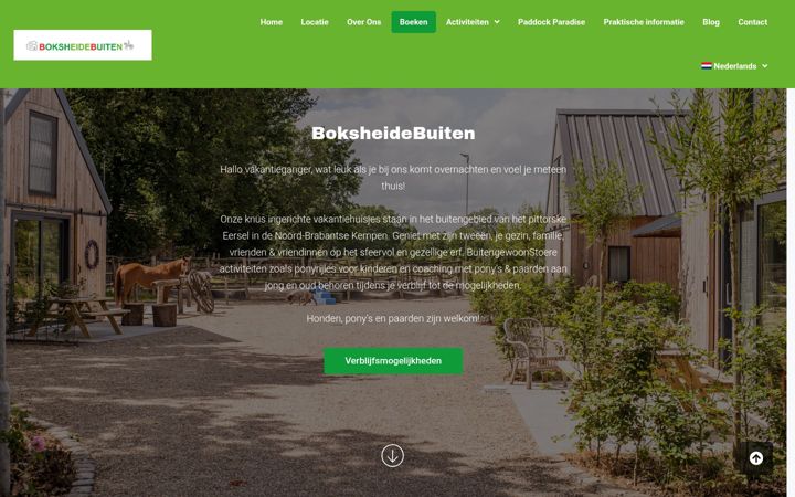 Screenshot ta' boksheidebuiten.nl
