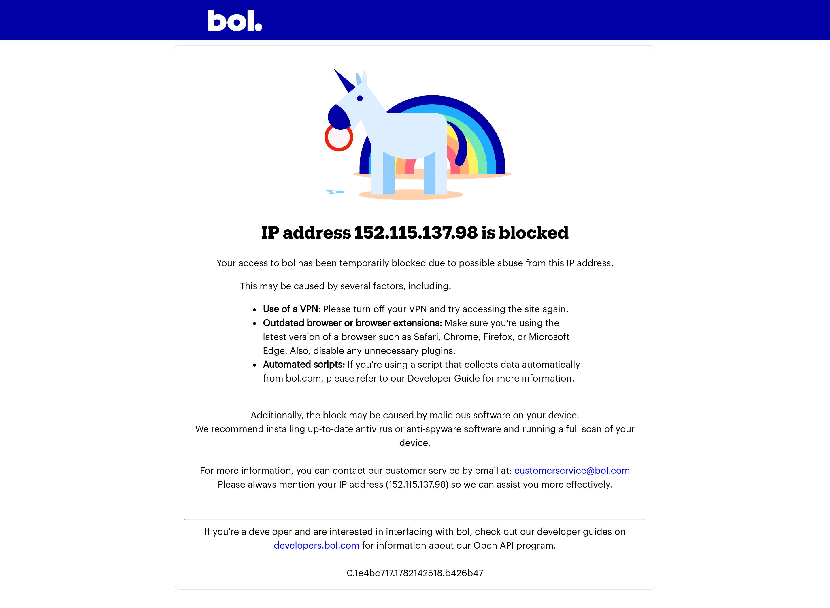 Screenshot of bol.com