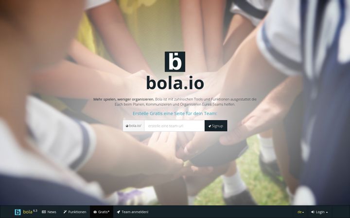 Screenshot ta' bola.ch