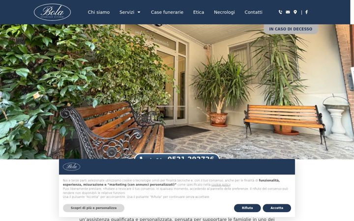 Screenshot of bola.it