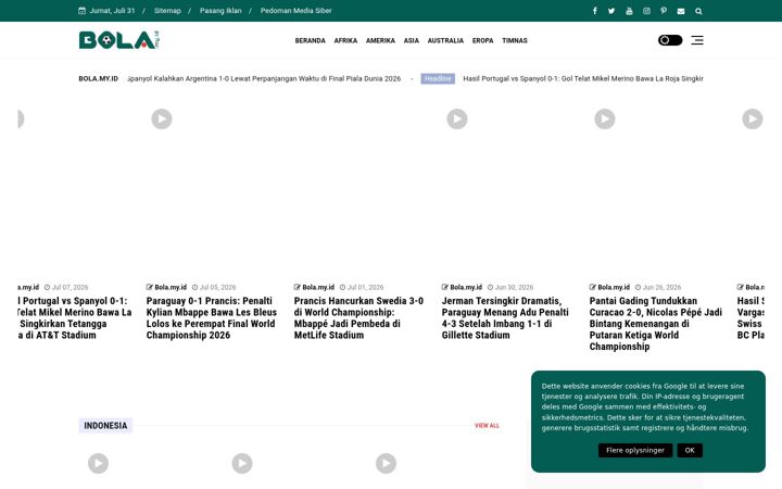 Screenshot of bola.my.id
