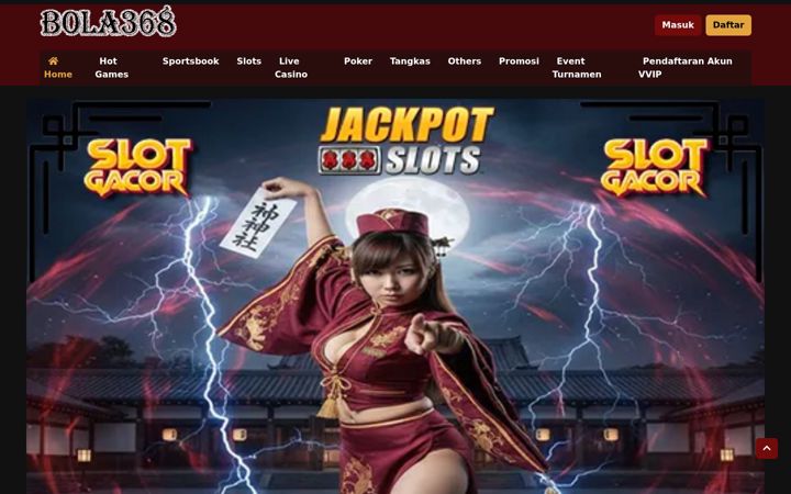 Screenshot of bola368slot.com
