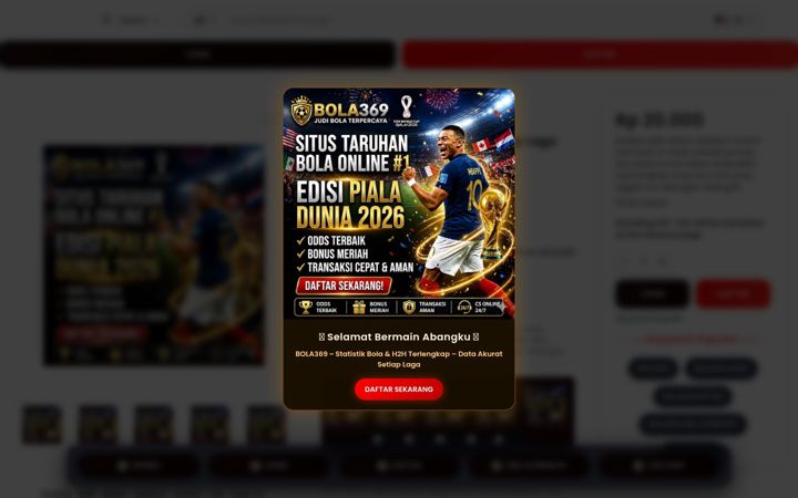 Screenshot of bola369pro.com