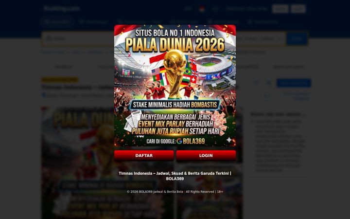 Screenshot of bola369raja.com