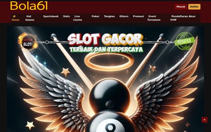 Screenshot of bola61.org
