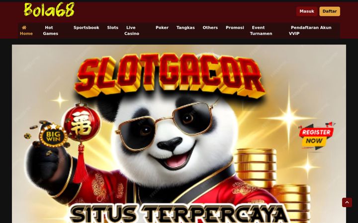 Screenshot of bola68live.com