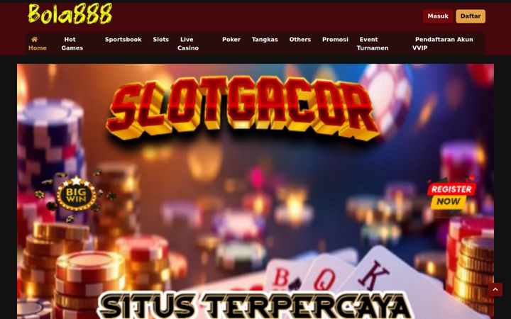 Screenshot of bola888live.org