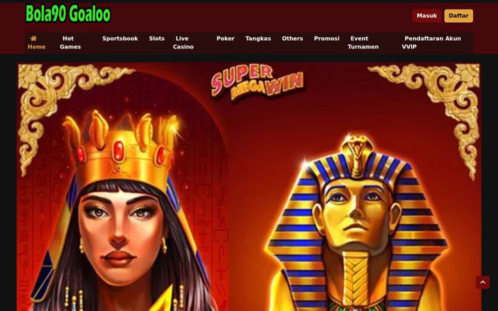 Screenshot of bola90goaloo.com
