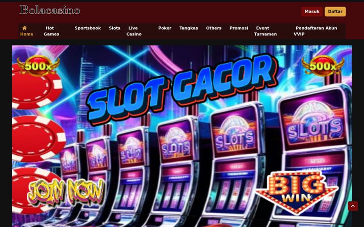 Screenshot of bolacasino.org