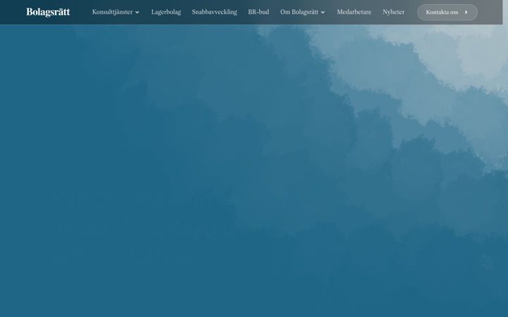 Screenshot ta' bolagsratt.se