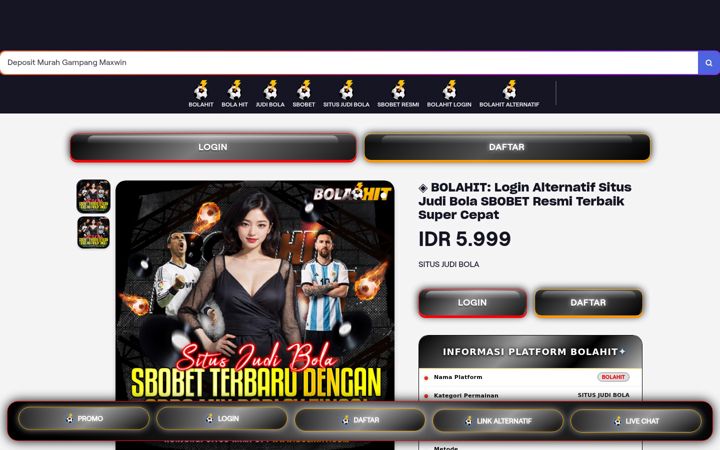 Screenshot of bolahit.co.uk