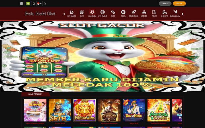 Screenshot of bolahokislot.com