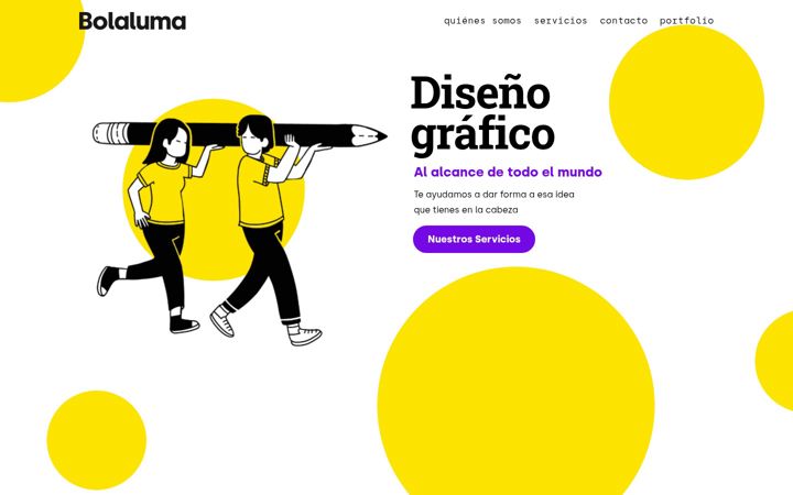 Screenshot of bolaluma.eus