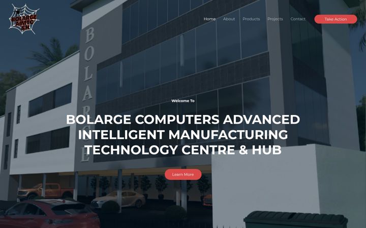 Screenshot of bolargecomputersmanufacturingtechnologycentre.tech