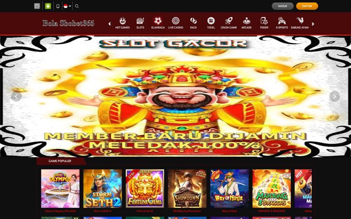 Screenshot of bolasbobet365.com