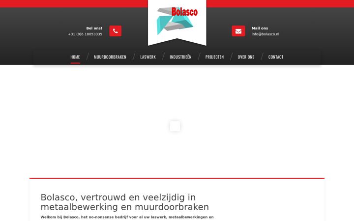 Screenshot of bolasco.nl
