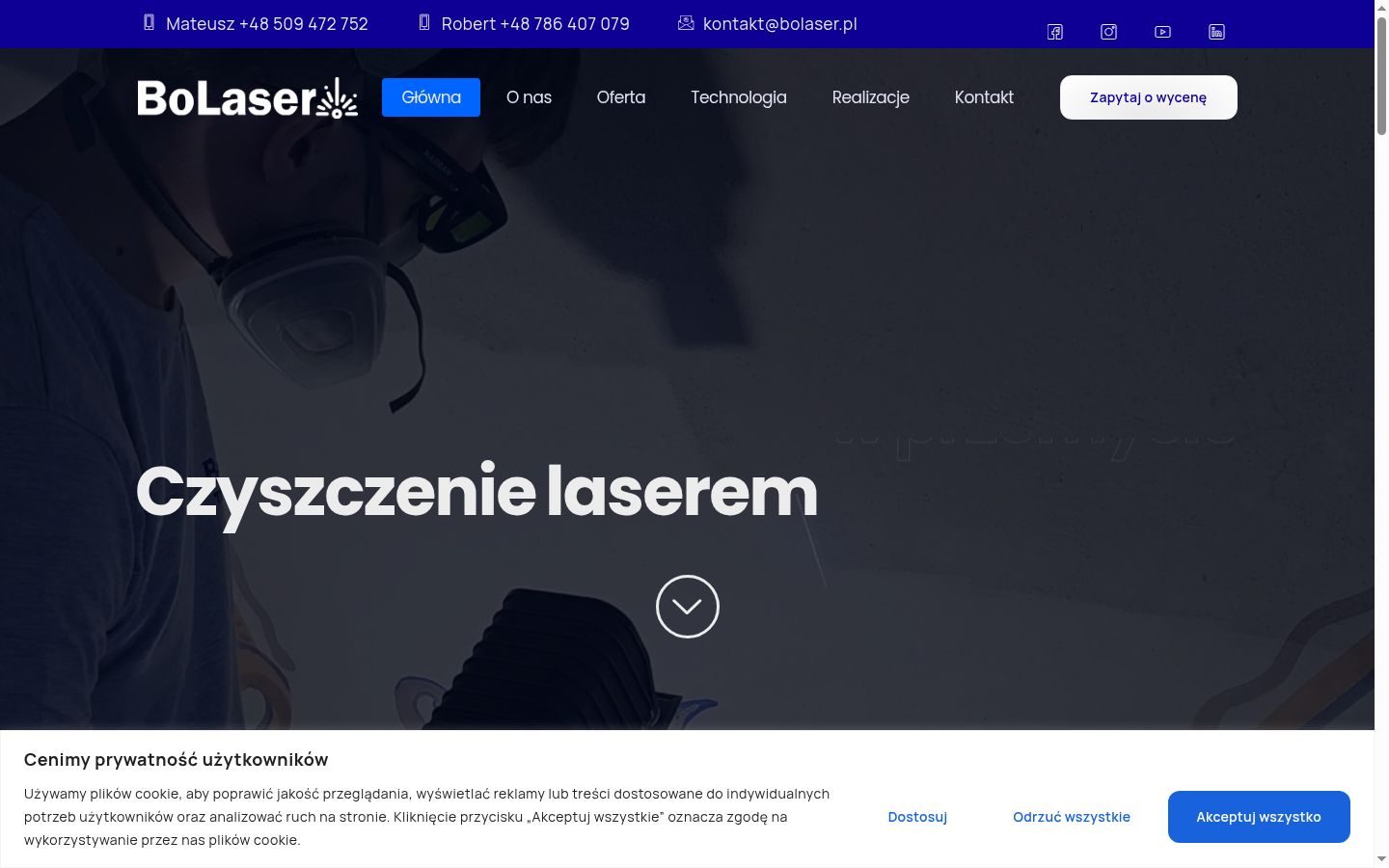 Snímka obrazovky banera súhlasu zobrazeného pred akoukoľvek interakciou