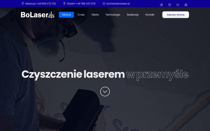 Skärmbild av bolaser.pl