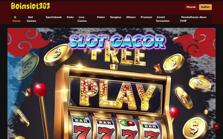 Skärmbild av bolaslot303.com