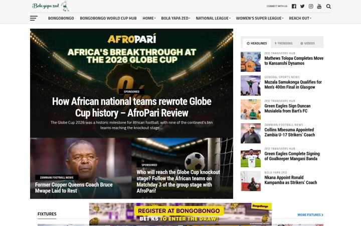 Screenshot of bolayapazed.com