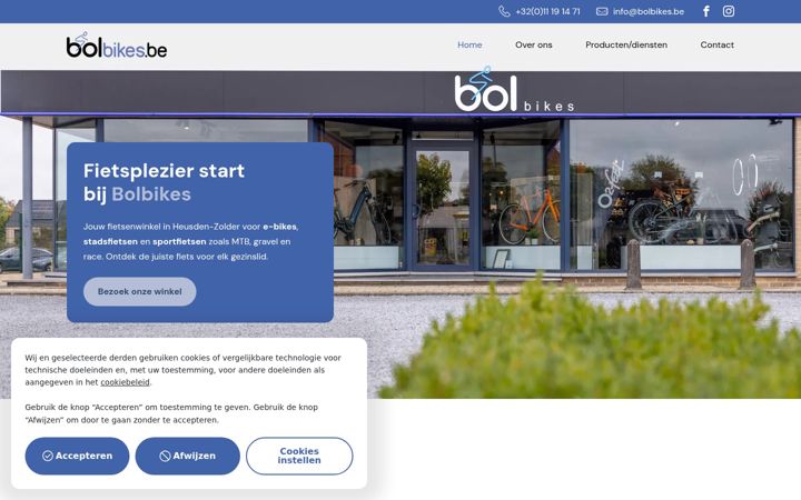 Screenshot of bolbikes.be